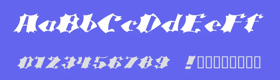 Crash by C-Font — Blackletter Font — thumbnail 3