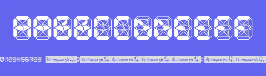 Crashed Scoreboard by Blaise — Display Font — thumbnail 3