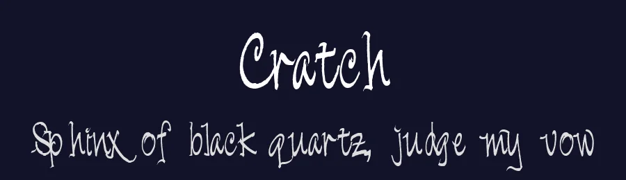 Cratch by Boogie Jack — Script Handwritten Font — thumbnail 2