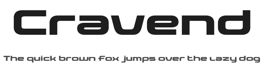 Cravend by Namara Creative — Display Font