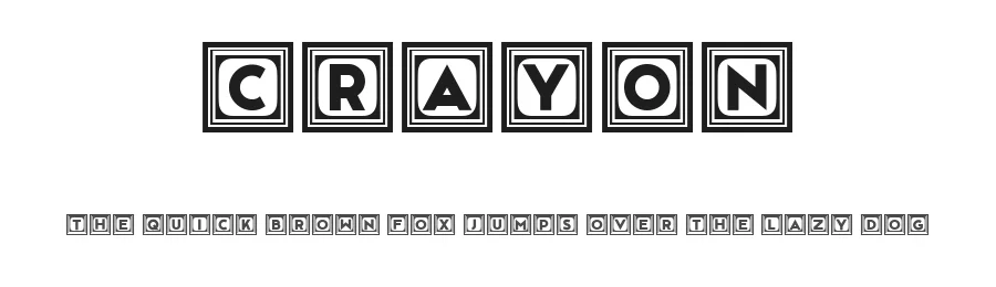 Crayon by Vladimir Nikolic — Decorative Font