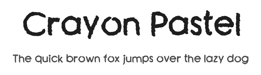 Crayon Pastel by MaknaStudio — Decorative Font