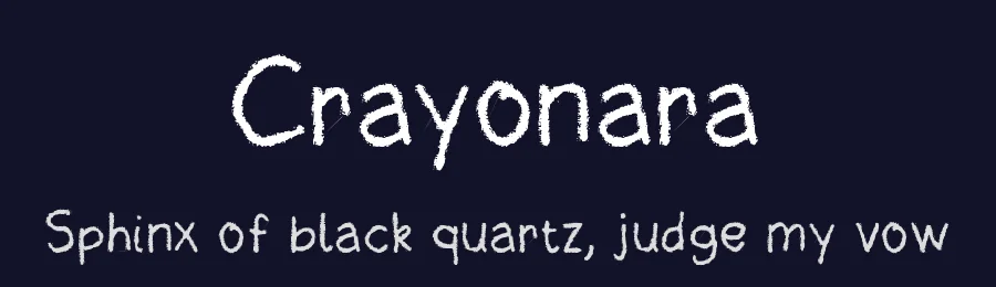 Crayonara by Brixdee — Script Handwritten Font — thumbnail 2