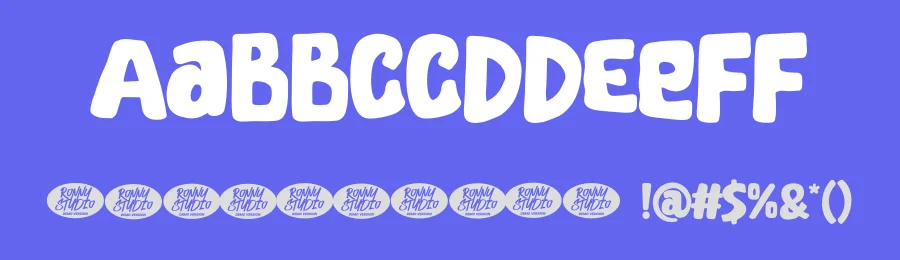 Crazy Blocks by Ronny Studio — Decorative Font — thumbnail 3