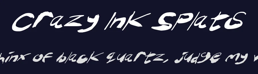 Crazy Ink Splats by Hawtpixel — Script Handwritten Font — thumbnail 2