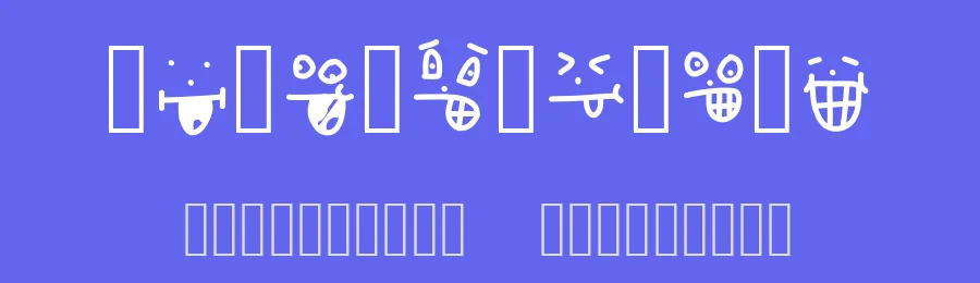 Crazy Smile by Geronimo Font Studios — Dingbats Font — thumbnail 3