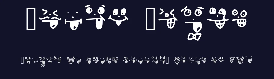 Crazy Smile by Geronimo Font Studios — Dingbats Font — thumbnail 2
