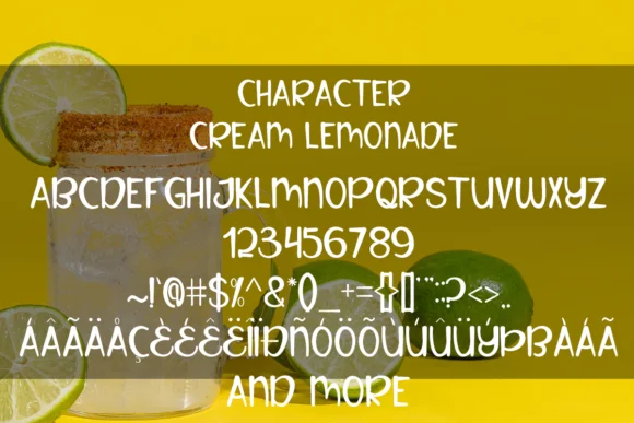 Cream Lemonade Font by edwar.sp111 — Script Handwritten Font — thumbnail 4