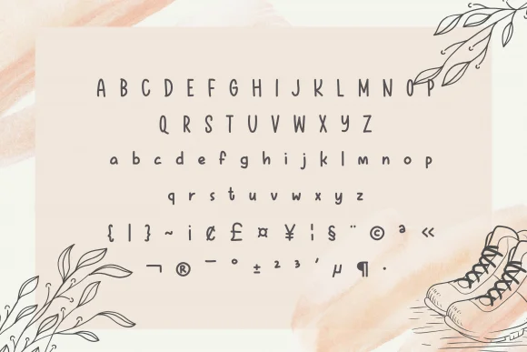Cream Shoes Font by nuraisyahamalia1729 — Script Handwritten Font — thumbnail 2