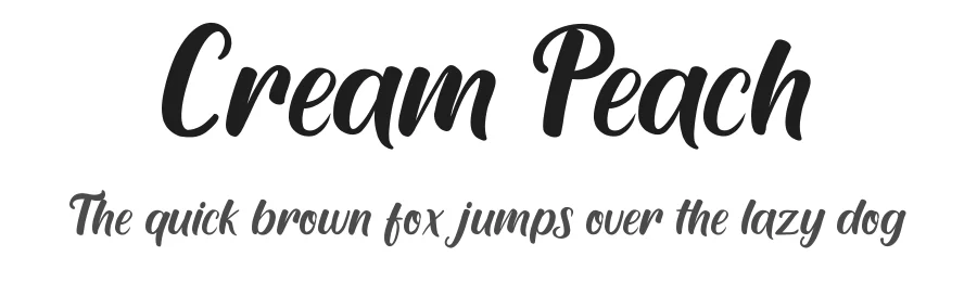 Cream Peach