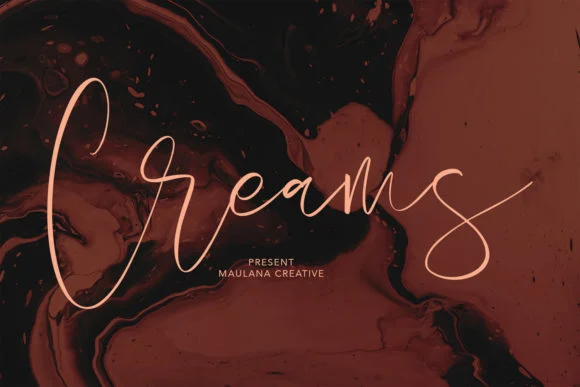 Creams Font by Maulana Creative — Script Handwritten Font — thumbnail 2
