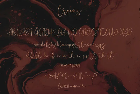 Creams Font by Maulana Creative — Script Handwritten Font — thumbnail 9
