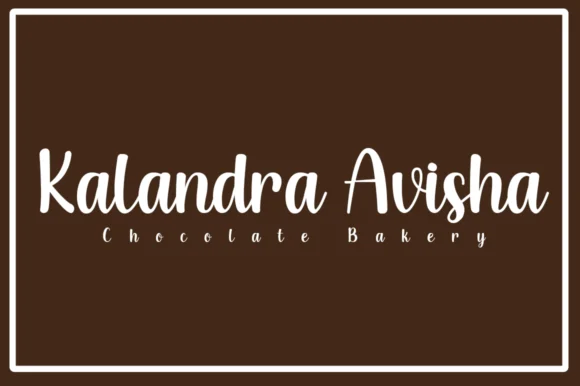 Creamy Chocolate Font by Manjalistudio — Script Handwritten Font — thumbnail 5