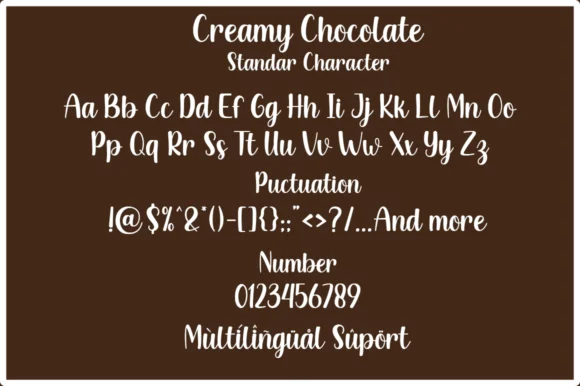 Creamy Chocolate Font by Manjalistudio — Script Handwritten Font — thumbnail 7