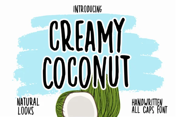 Creamy Coconut Font by Deedeetype — Script Handwritten Font