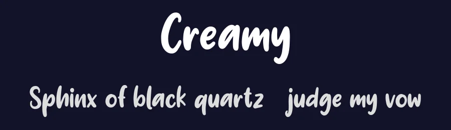 Creamy by Creatype Studio — Decorative Font — thumbnail 2