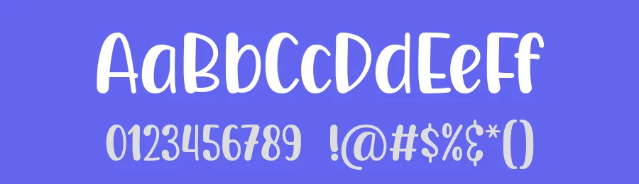 Creamy Sugary by Kristoperransz — Decorative Font — thumbnail 3