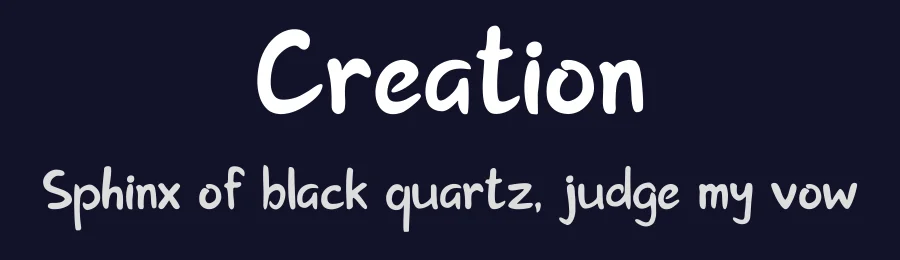 Creation by Andika Fez — Decorative Font — thumbnail 2