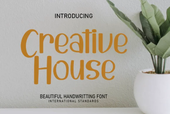 Creative House Font by shiddiq.art — Script Handwritten Font