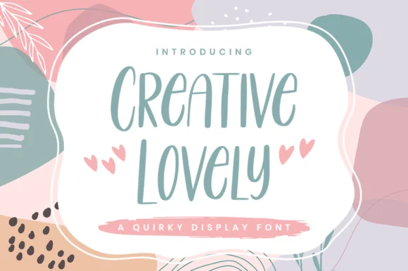 Creative Lovely Font by FatmaStudio — Script Handwritten Font