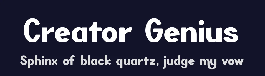 Creator Genius by Timelesstype Studio — Decorative Font — thumbnail 2