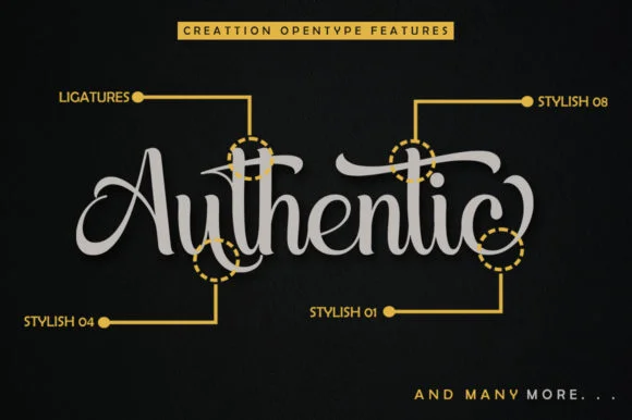 Creattion Font by Skinny type by Skinny type — Script Handwritten Font — thumbnail 4