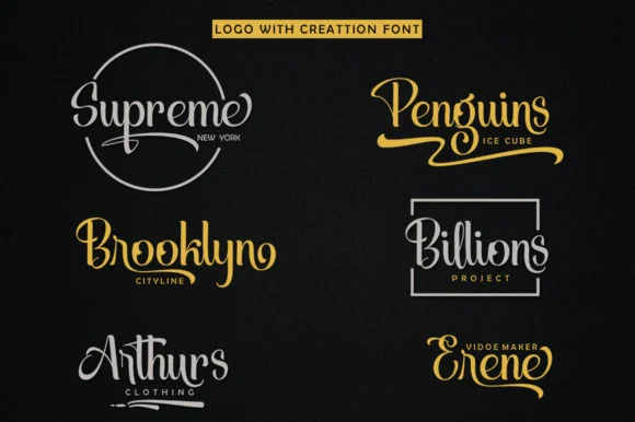 Creattion Font by Skinny type by Skinny type — Script Handwritten Font — thumbnail 8