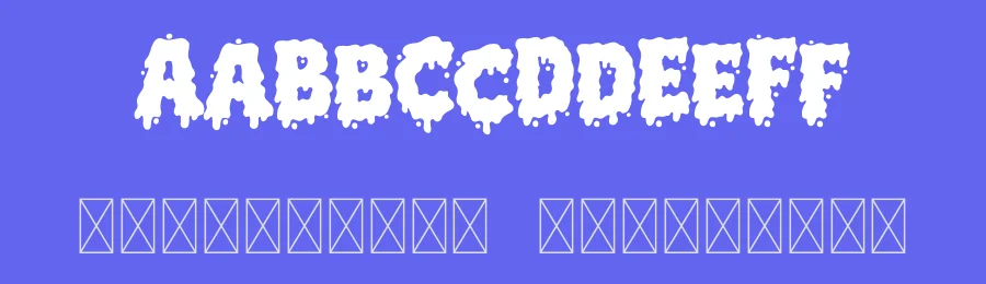 Creepy Bloody by Blankids — Decorative Font — thumbnail 3