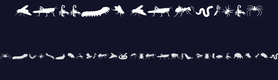 Creepy Crawlies by Iconian Fonts — Dingbats Font — thumbnail 2