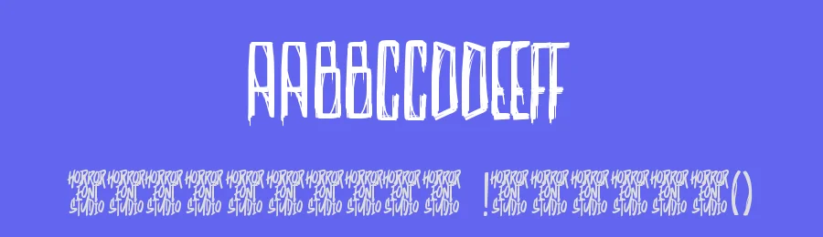 Creepy Narrows by Horror Font — Decorative Font — thumbnail 3