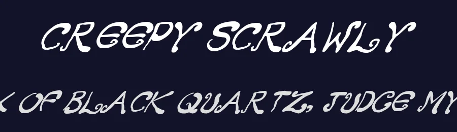 Creepy Scrawly by Hawtpixel — Decorative Font — thumbnail 2