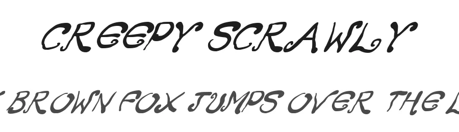 Creepy Scrawly by Hawtpixel — Decorative Font