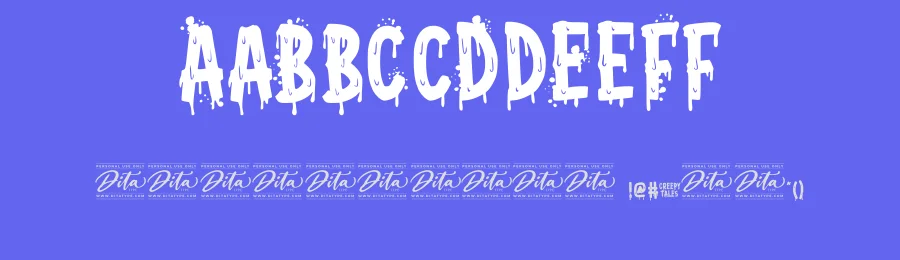 Creepy Tales by Ditatype — Decorative Font — thumbnail 3