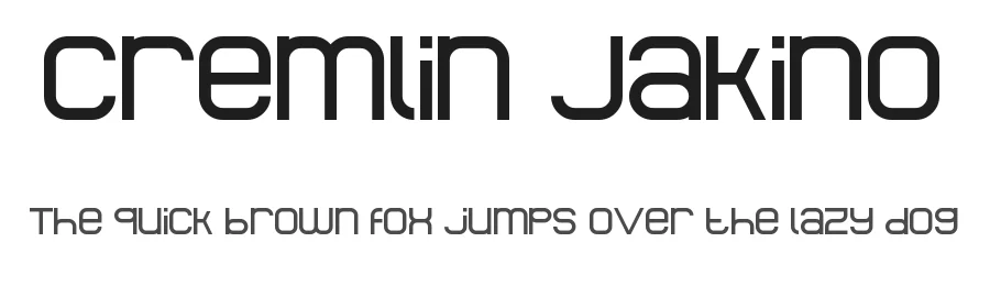 Cremlin Jakino by Voxi Denjay β Sans Serif Font