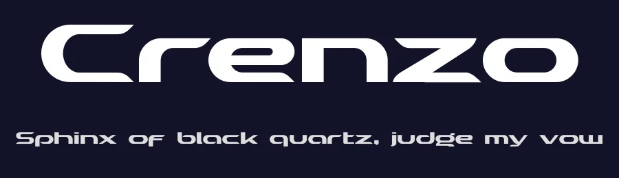 Crenzo by Zea Fonts — Display Font — thumbnail 2