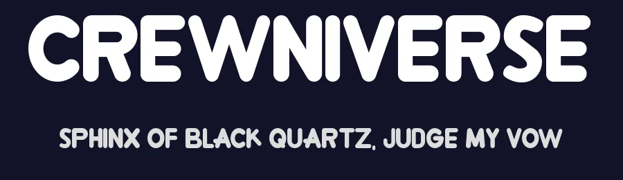 Crewniverse by MaxiGamer — Sans Serif Font — thumbnail 2