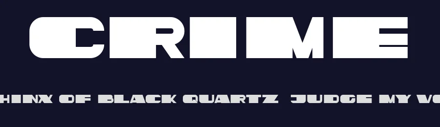 Crime by Vladimir Nikolic — Decorative Font — thumbnail 2