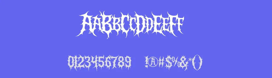 Crimson Sickness by Muhammad Yafinuha — Blackletter Font — thumbnail 3