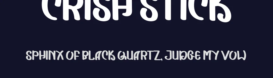 Crish Stick by K_IN Studio — Script Handwritten Font — thumbnail 2