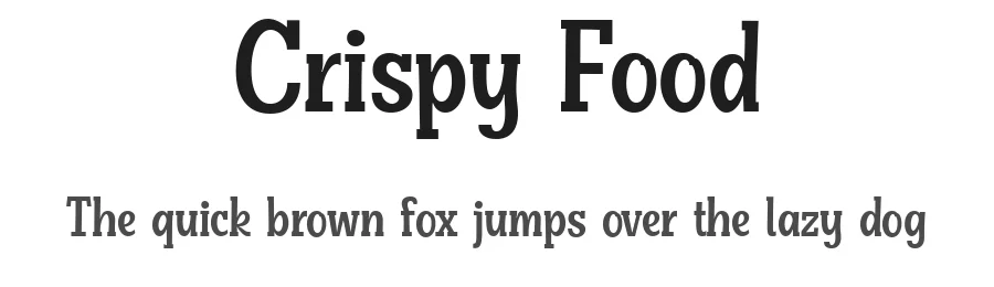 Crispy Food