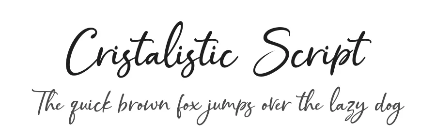 Cristalistic Script