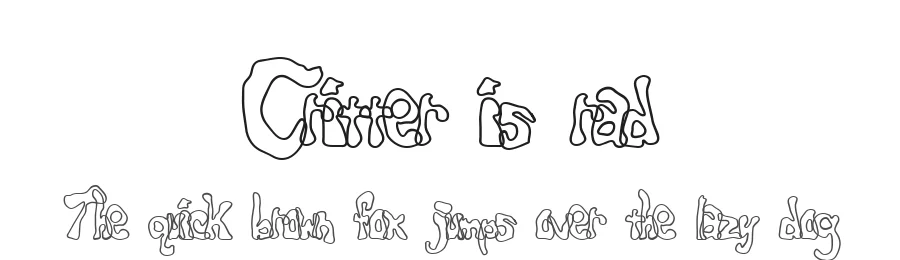 Critter is rad