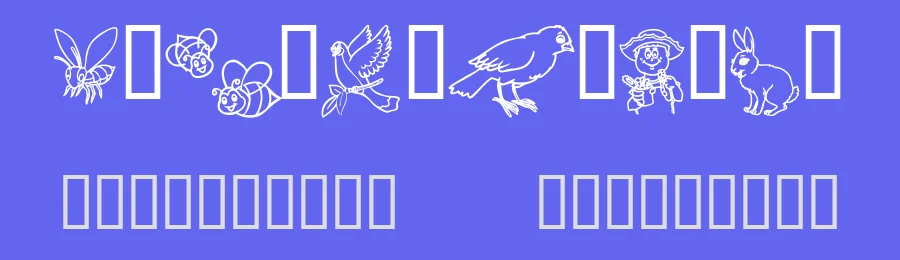 Critters 1 DC by Ozmee — Dingbats Font — thumbnail 3
