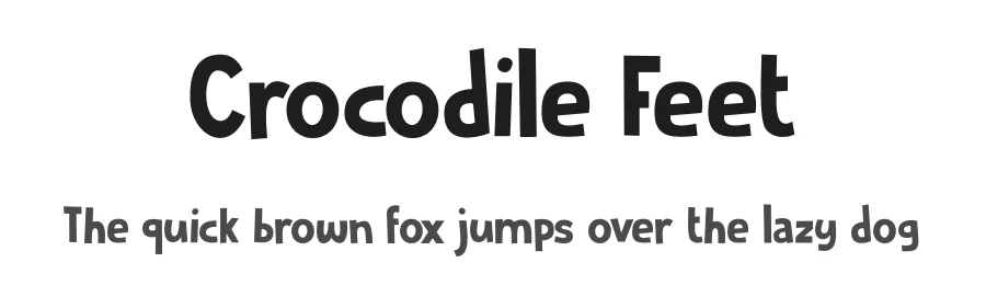 Crocodile Feet