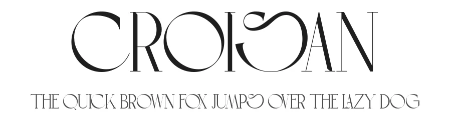 Croisan by Hishand Studio — Serif Font