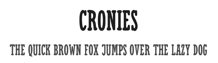 Cronies