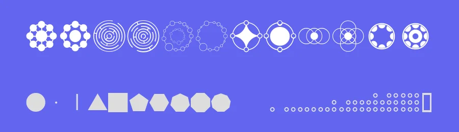 Crop Circle Dingbats by David Hirmes — Dingbats Font — thumbnail 3