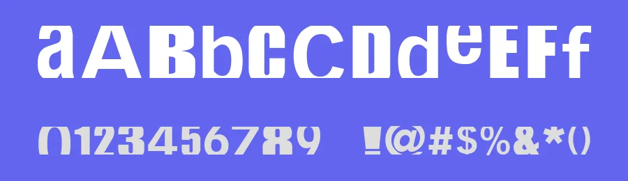 CropFont by Thomas Canale — Decorative Font — thumbnail 3