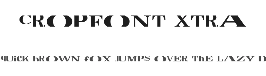 CropFont Xtra