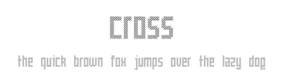 Cross by Benoît Sjöholm — Display Font